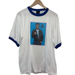 Vintage 1990's Changes White Blue The Fonz Happy Days Size XL T-Shirt